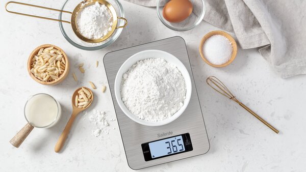 Salente SteelChef, kuchyňská váha, 5 kg, nerezová