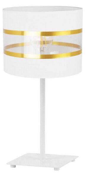 Stolní lampa Elegance, 1x textilní stínítko (výběr ze 6 barev), (výběr ze 2 barev konstrukce), g, ln