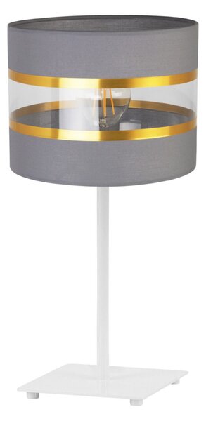 Stolní lampa Elegance, 1x textilní stínítko (výběr ze 6 barev), (výběr ze 2 barev konstrukce), g, ln