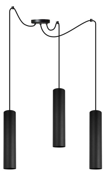 Závěsné svítidlo Tuba Spider, 3x kovové stínítko (výběr ze 2 barev)