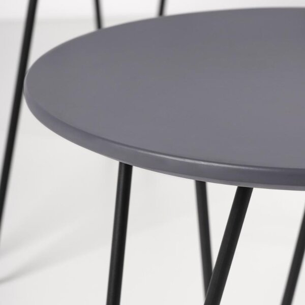 Set tří barevných konferenčních stolků Somcasa Fabio 60/50/40 cm