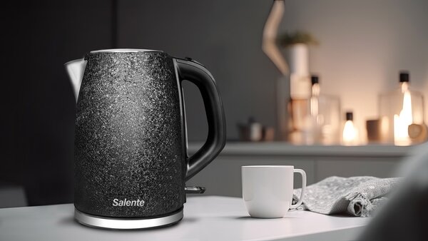 Salente IceQueen, rychlovarná konvice 1,7 l, nerez, černá