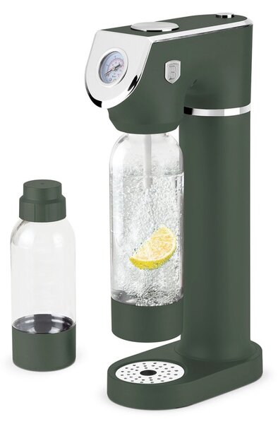 Výrobník sody SODABAR + 2 lahve Matte Green Collection