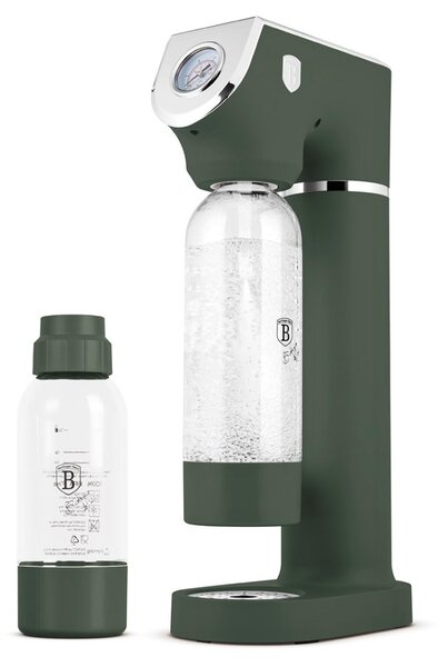 Výrobník sody SODABAR + 2 lahve Matte Green Collection