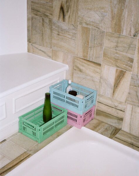 HAY Úložný box Colour Crate Small, dark mint