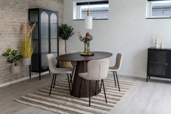 -25 % Dny MOMENTI– Nordic Living Ořechový jídelní stůl Bolton 160 x 90 cm