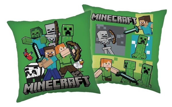 Dětský polštářek ø 40 cm Minecraft "Life" – Jerry Fabrics