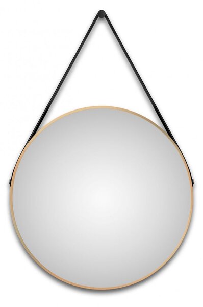 Silver Zrcadlo s LED osvětlením Barbier, ø 80 cm