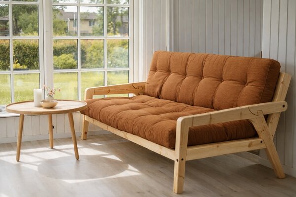 Karup Design Manšestrová rozkládací pohovka Grab 204 cm