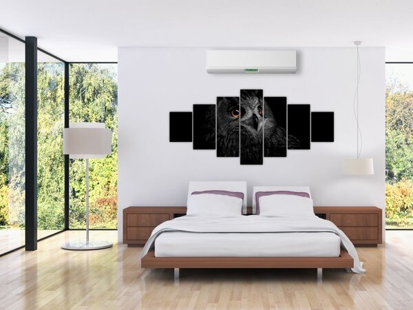 Obraz - Sova, ilustrace (210x100 cm)
