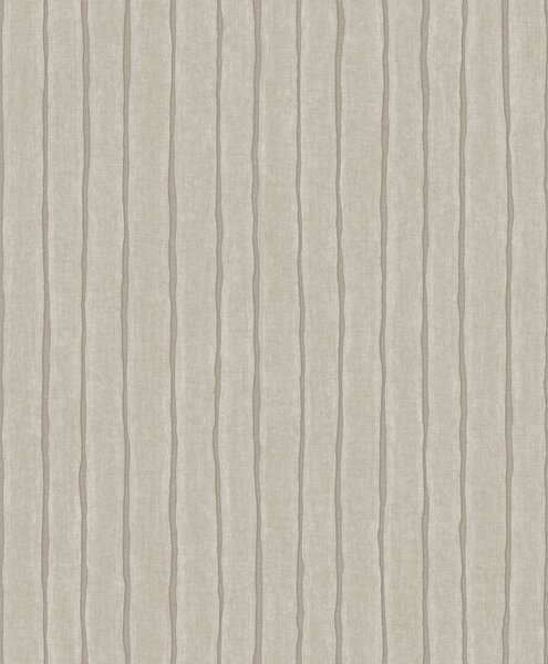 Vliesová tapeta na zeď, šedo-hnědá, pruhy, PW4008, Precious Weaves, Grandeco