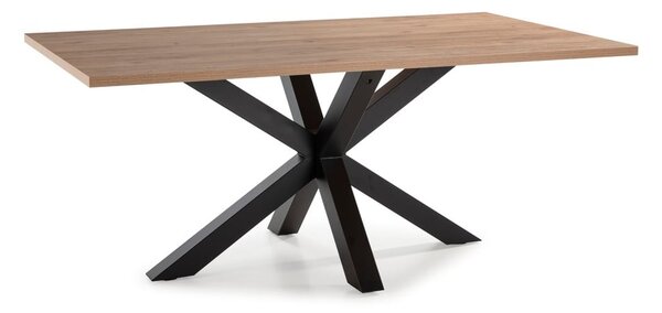 Jídelní stůl s deskou v dubovém dekoru 100x180 cm Comba – Marckeric