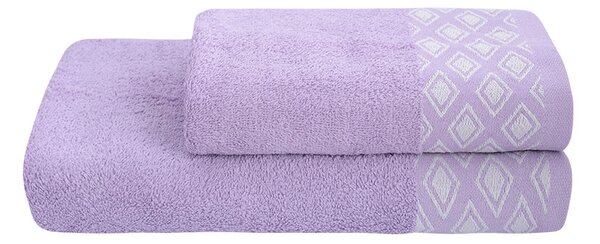 Set ručníků a osušek TANTA fialový