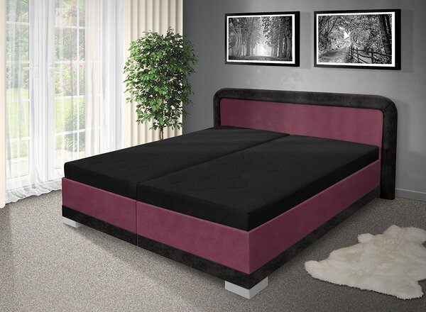 Manželská postel s úložným prostorem Jaro 200x160 Barva: fialová