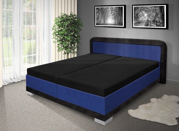 Manželská postel s úložným prostorem Jaro 200x160 Barva: Modrá