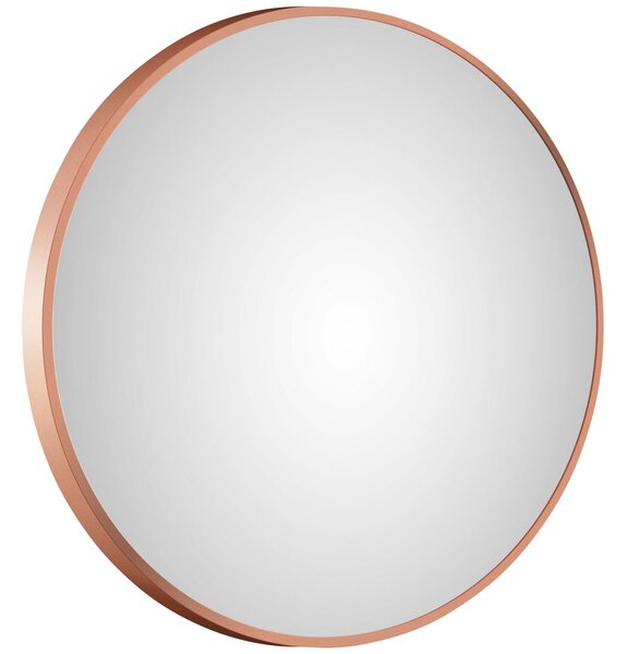 Zrcadlo v rámu Excellent, ø 60 cm, bronzové