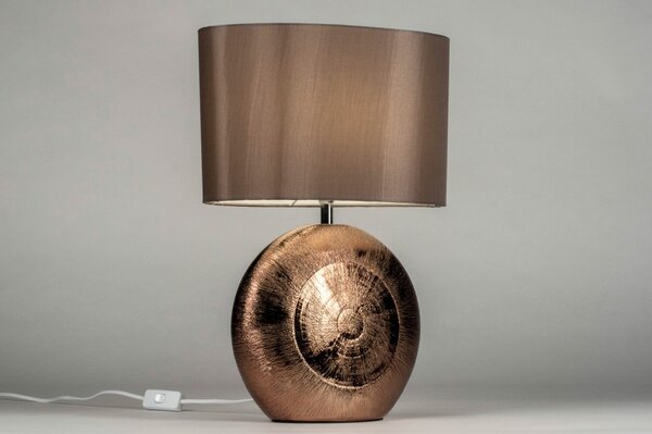 Stolní designová lampa Avrill Brown B (LMD)