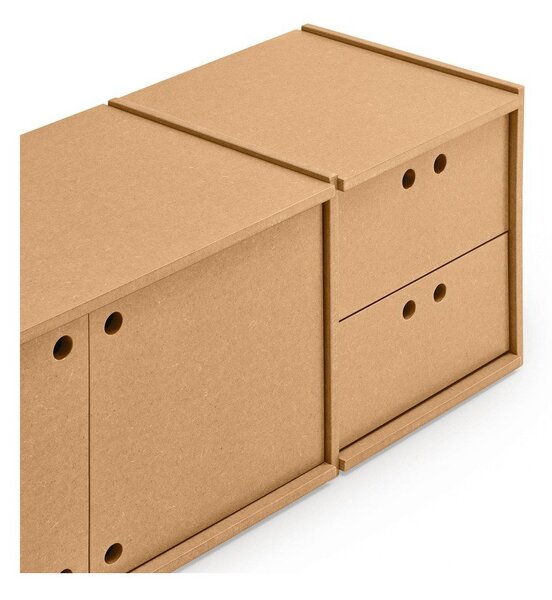 TV stolek v přírodní barvě 157x42x40 cm Wally – Teulat