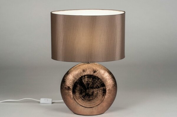 Stolní designová lampa Avrill Brown B (LMD)