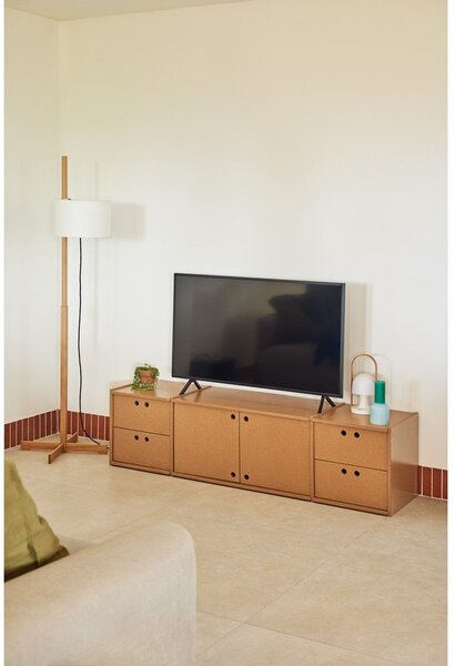 TV stolek v přírodní barvě 157x42x40 cm Wally – Teulat