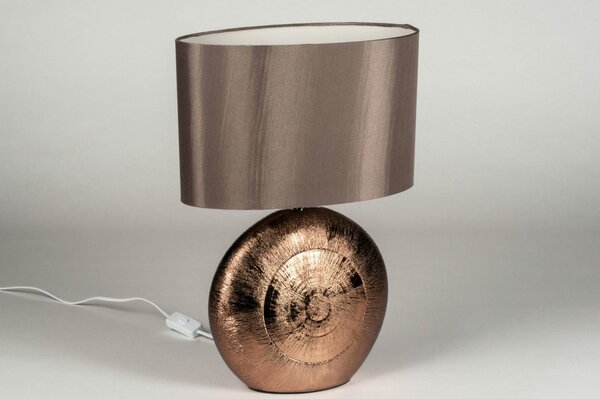 Stolní designová lampa Avrill Brown B (LMD)