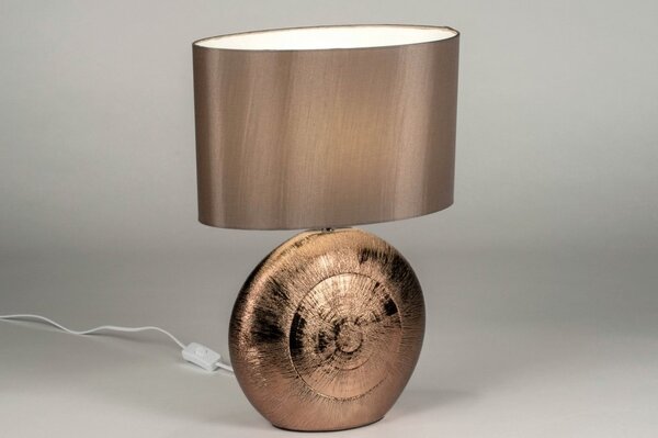 Stolní designová lampa Avrill Brown B (LMD)