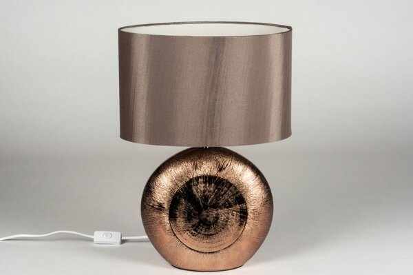 Stolní designová lampa Avrill Brown B (LMD)