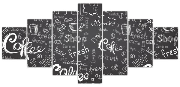 Obraz - Coffee (210x100 cm)