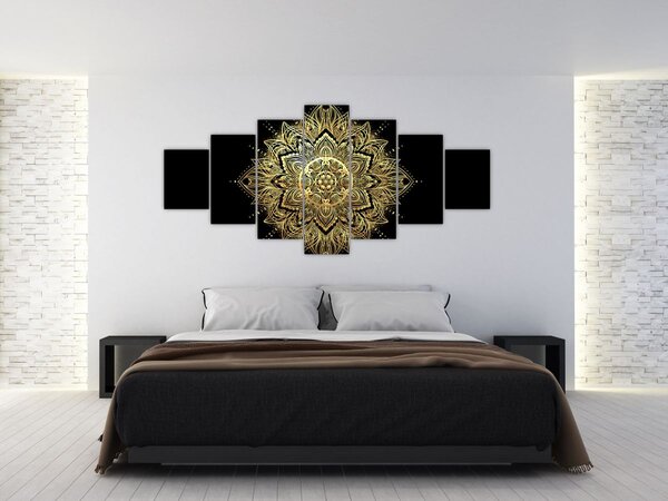 Obraz - Mandala bohatství (210x100 cm)