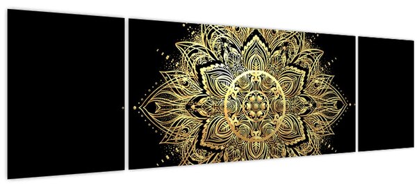 Obraz - Mandala bohatství (170x50 cm)