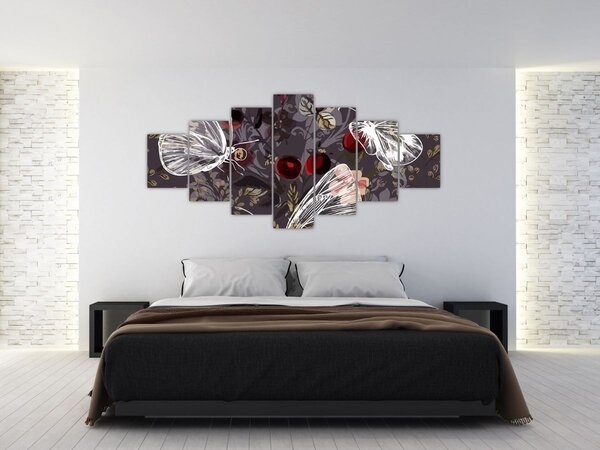 Obraz motýlů (210x100 cm)