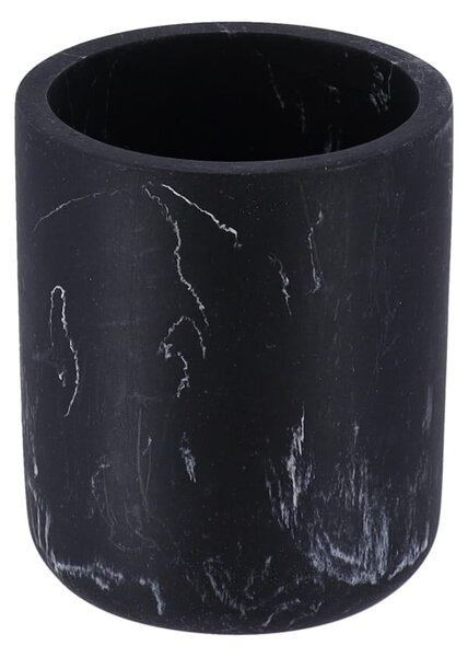 Koupelnový pohár Everist Black Marble, černá, 250 ml