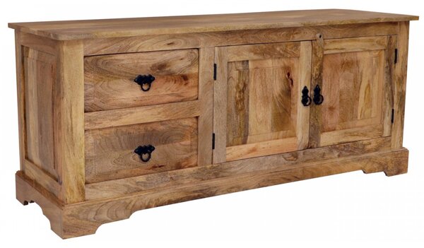 TV stolek 140x60x45 Guru z masivu mango