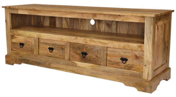 TV stolek 160x60x45 Guru z masivu mango