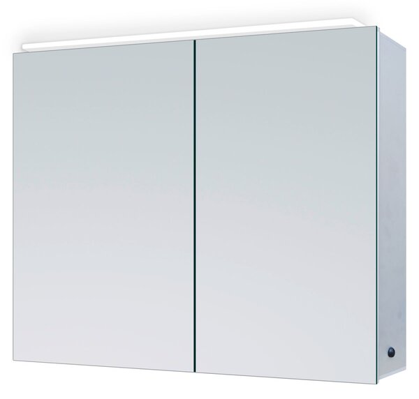 Zrcadlová skříňka s LED osvětlením Vegas, 50 × 70 × 13,1 cm