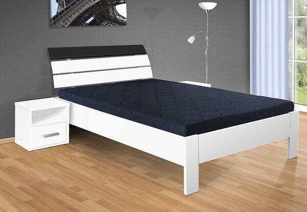 Postel Darina 200x160 cmbez matrace, Barva postele: bílá 113, Úložný prostor: bez úložného prostoru