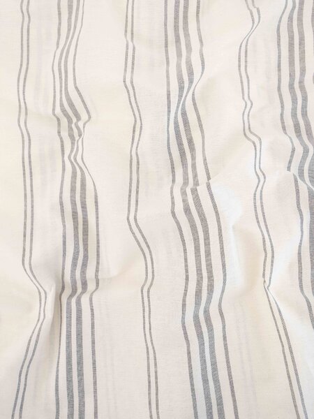 MK Lůžkoviny Bavlněný povlak na polštář Natural 40 x 60 cm - Proužky šedé