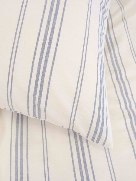 MK Lůžkoviny Bavlněné povlečení Natural - Proužky modré