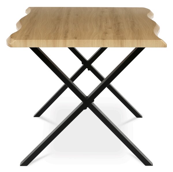 Vikio Jídelní stůl 180x90 cm dekor divoký dub AJS164D