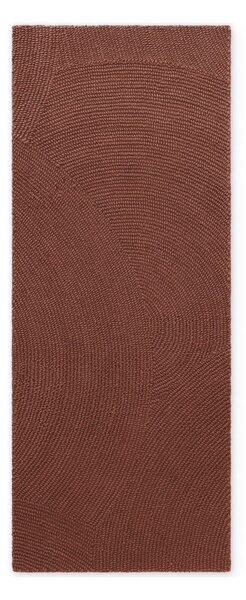 Ručně tkaný vlněný běhoun v cihlové barvě 80x200 cm Calmio – Hanse Home