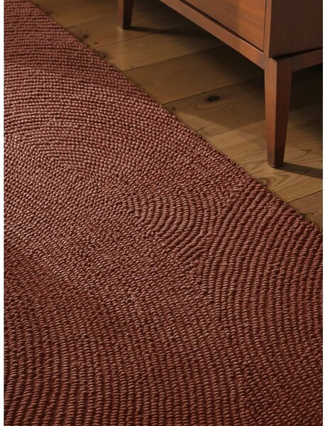 Ručně tkaný vlněný běhoun v cihlové barvě 80x200 cm Calmio – Hanse Home