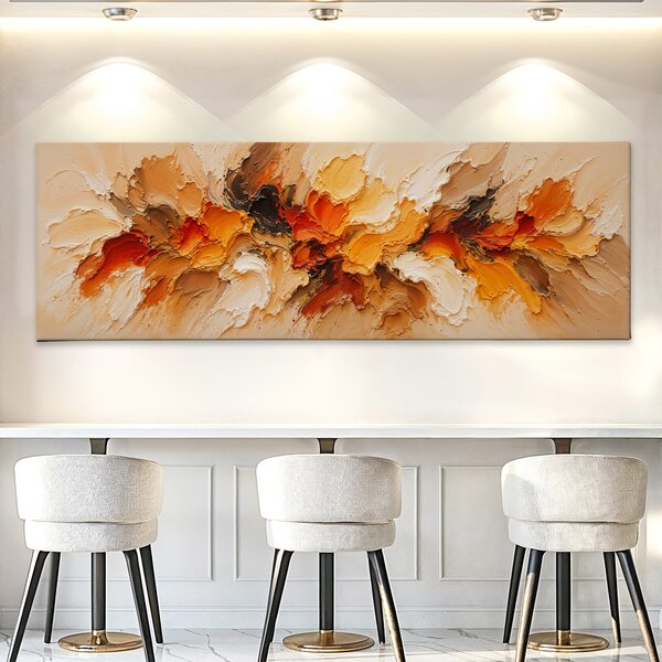 Obraz na plátně - Boho horizont FeelHappy.cz Velikost obrazu (šířka x výška): 60 x 20 cm