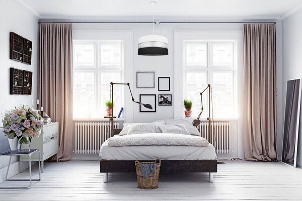 Závěsné svítidlo Elegance, 1x textilní stínítko (výběr ze 3 barev - kombinace 2 barev), (výběr ze 3 barev konstrukce), (fi 40cm)