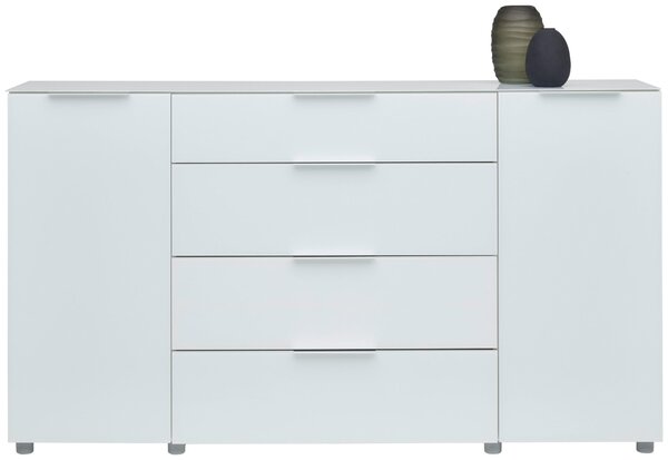 ŠIROKÁ KOMODA, vysoce lesklá bílá, 181/99,3/40 cm Voleo - Široké komody