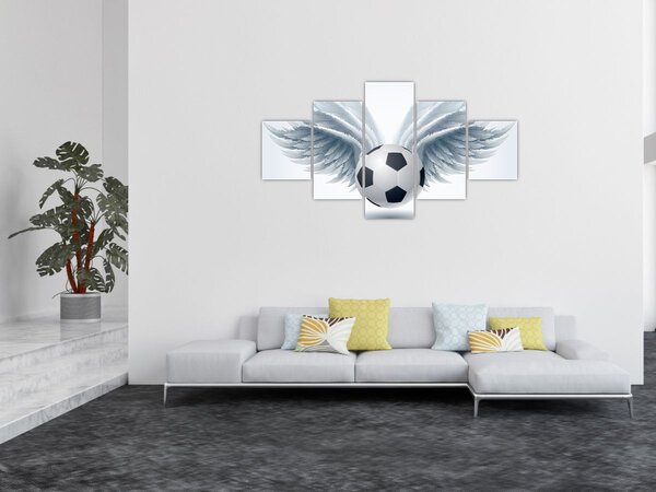 Obraz - Balón s křídly (125x70 cm)