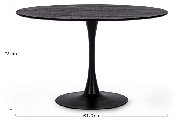 Kovový kulatý jídelní stůl ø 120 cm Bloom – Yes Everyday