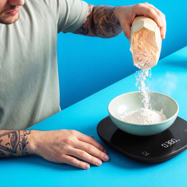 Niceboy Kitchen Scale Black Kuchyňská váha