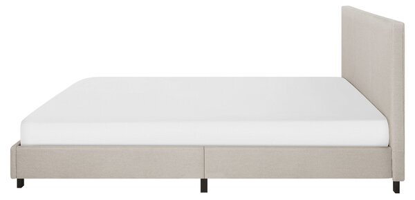 Postel Tkanina ALBI 160 x 200 cm Béžová