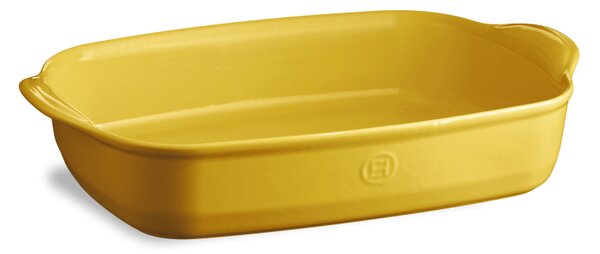 Zapékací mísa ULTIME Provence žlutá 42,5 x 28 cm - Emile Henry (ULTIME zapékací miska 42,5x28x8,5 cm Provence žlutá - Emile Henry)