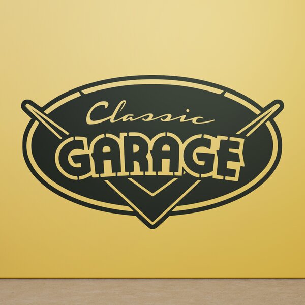 Živá Zeď Samolepka Classic garage